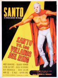 Santo, el Enmascarado de Plata vs. los villanos del ring