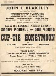 Cup-tie Honeymoon