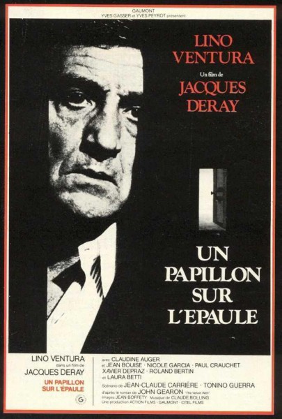 Un papillon sur l'épaule