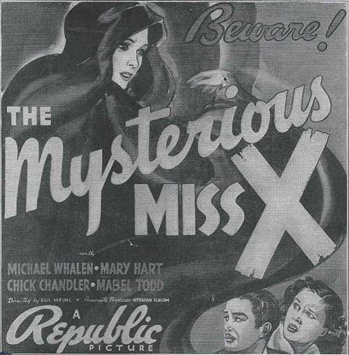 The Mysterious Miss X