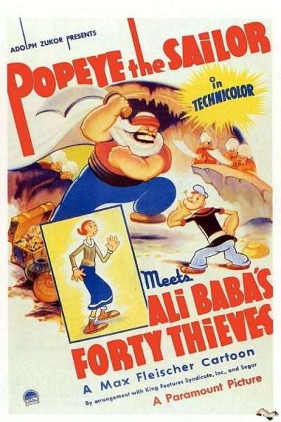 Popeye rencontre Ali Baba et les 40 voleurs